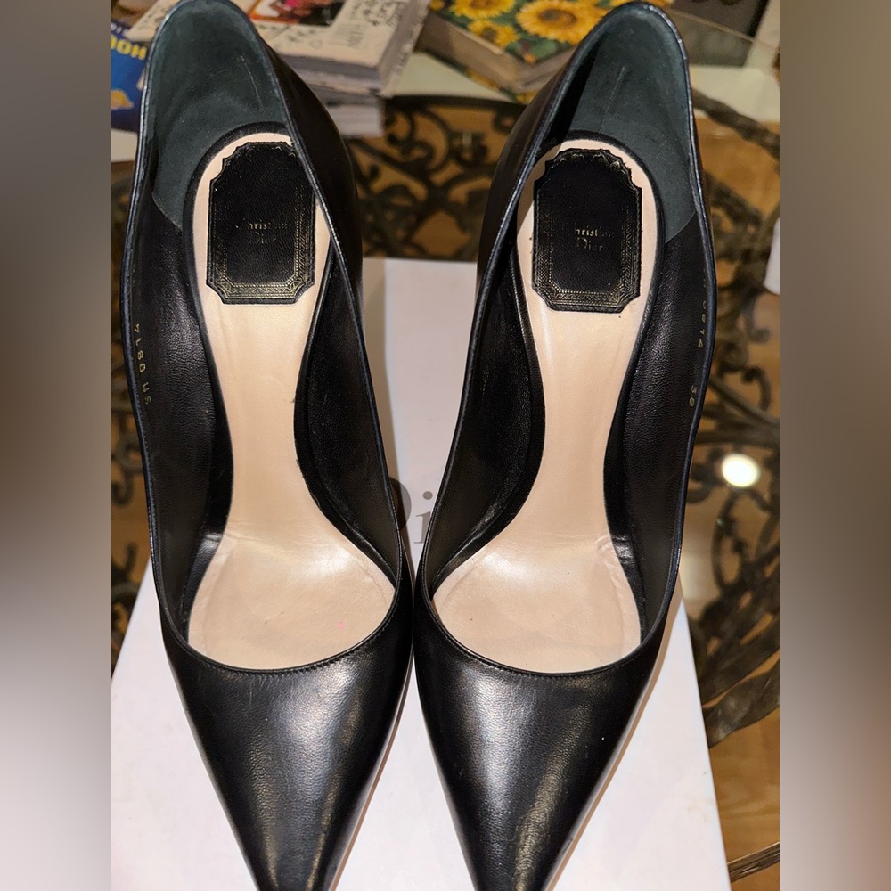 Christian Dior. DIOR CHERIE POINTY PUMP . Size 38. - Picture 4 of 12